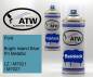Preview: Ford, Bright Island Blue Pri Metallic, LZ / M7021 / M7027: 400ml Sprühdose + 400ml Klarlack - Set, von ATW Autoteile West.